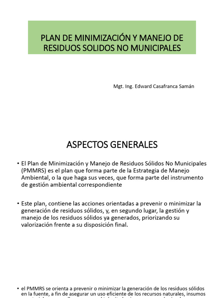 Manejo de residuos peligrosos sem 18 19 descargar gratis pdf