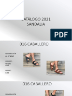 Catálogo 2021 Sandalia