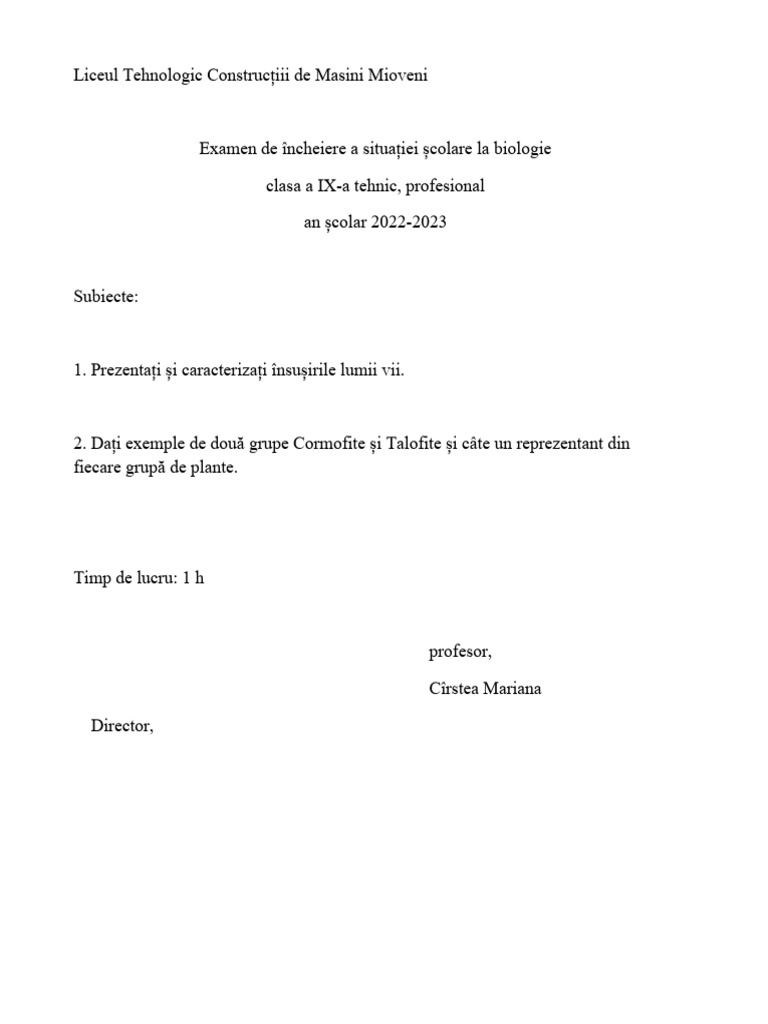 Catalog Scolar | PDF