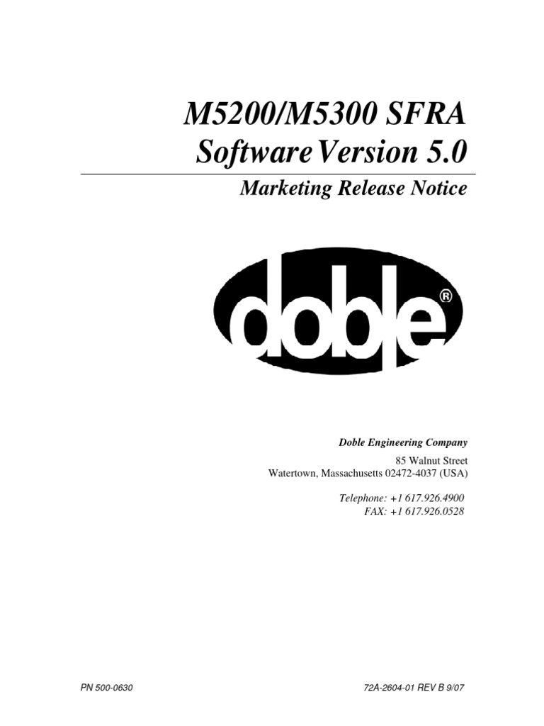 SFRA Marketing Release Notice | PDF | Electrical Impedance | Microsoft ...