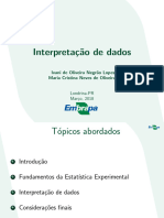 Interpretação de Dados - Ivani de Oliveira Negrão Lopes