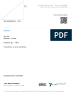 Relatório: Uso Oral Minoxidil - 0,5mg