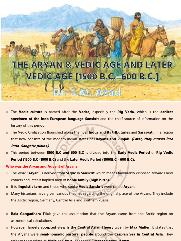 Vedic and Later Vedic Age | PDF | Vedas | Upanishads
