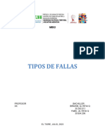 Tipos de Fallas