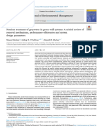 Nutrient Treatment of Greywate in Green Wall Systems. Acritical Review of Removal Mechanisms Performance Efficiencies and System Design Parameters