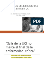 Prescipcion Del Ejercicio Del Paciente en Uci