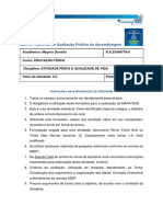 Mapa - Atividade Física