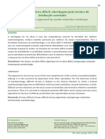 Via Aérea Difícil - Abordagem Pela Técnica de Intubação Acordado