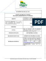 Edital Da TP 026-2023 - Pavimentação Asfaltica