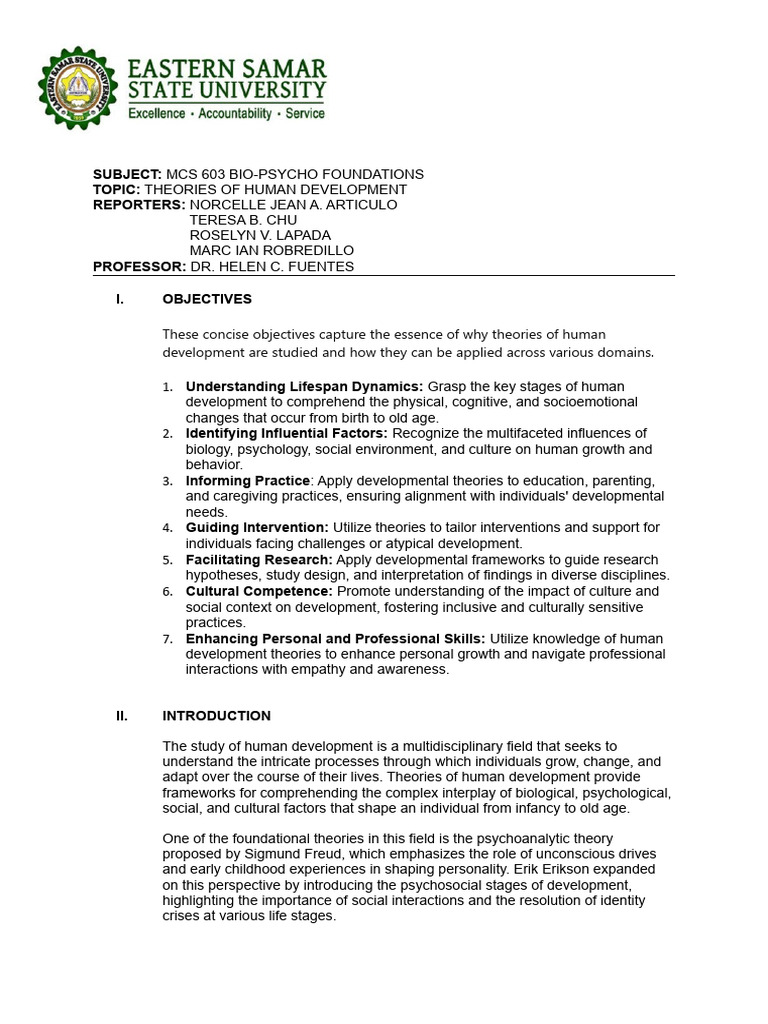 Handout | PDF | Developmental Psychology | Cognition