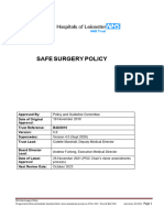 Safer Surgery UHL Policy