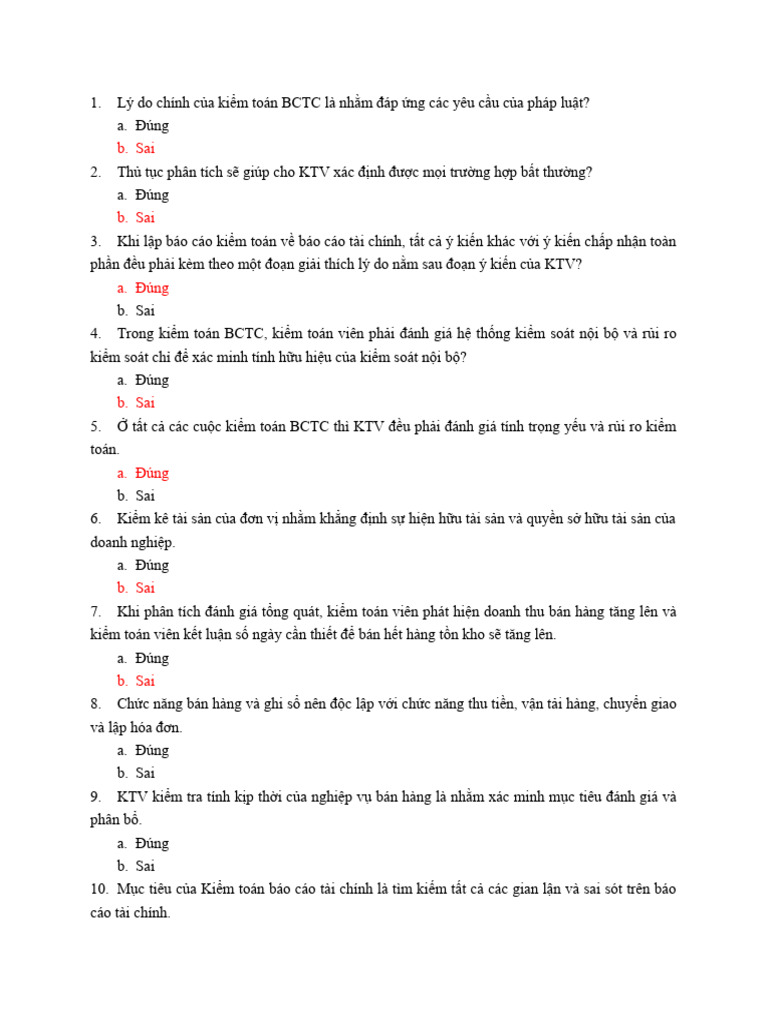 BT Chương 1 | PDF