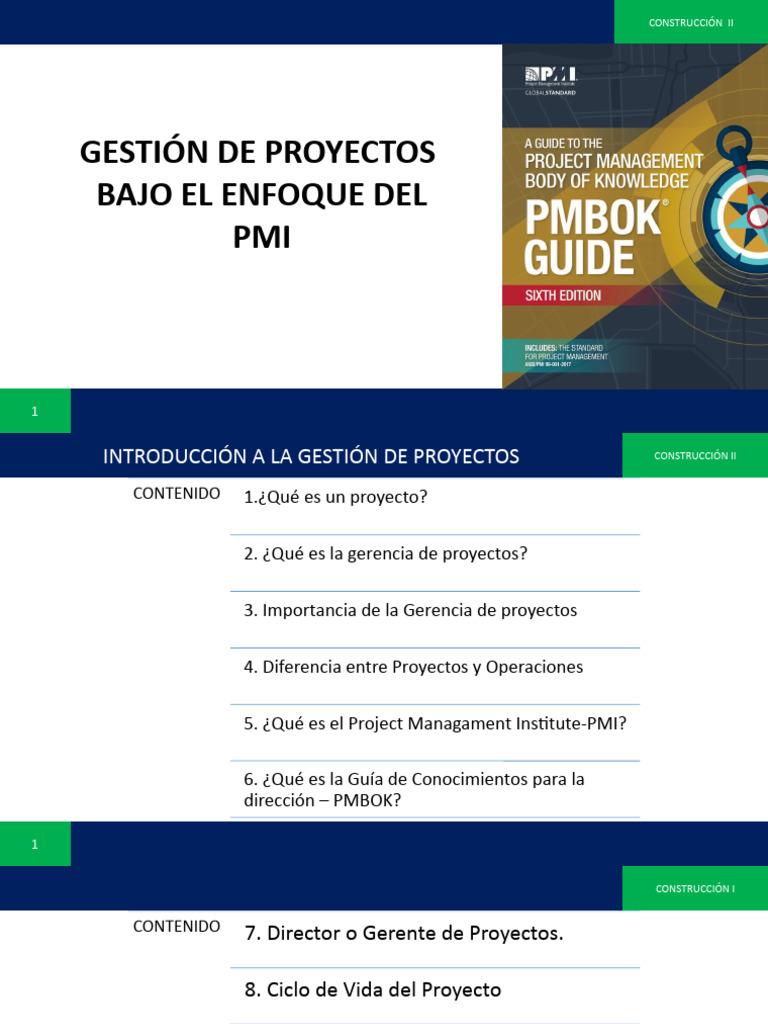 Gestión de Proyectos según PMI | PDF | Gestión de proyectos | Economias