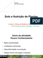 Nutrição Solos