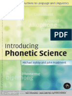 Posible Impresion de Libro Introducing Phonetic Science