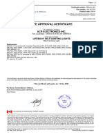 Transport Canada Approval SM-2
