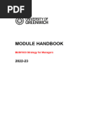 BUSI1633-Strategy For Managers MODULE-HANDBOOK-2022-23 Final