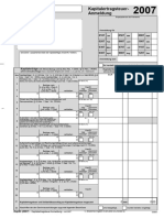 Kapitalertragsteuer-Anmeldung 2007