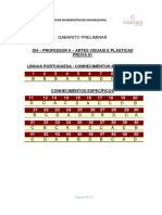 Consulpam 2023 Prefeitura de Araraquara SP Professor II Artes Visuais e Plasticas Gabarito