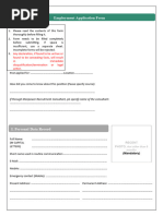 Employment Application Form - New