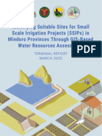 DA-UPLB - 2020 - Identifying Suitable Sites For Small Scale Irrigation Projects (SSIPs) in Mindoro Provinces Through GIS-Based Water Res