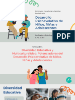 Taller Desarrollo Psicoevolutivo de Niños, Niñas y Adolescentes