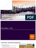 Unit 1 Introduction To Soil Meachanics