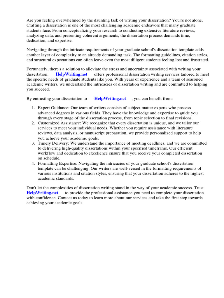Umd Graduate School Dissertation Template PDF Thesis Expert