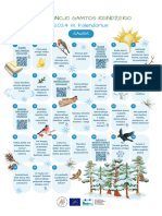 Gamtos Reindzerio Gamtos Kalendorius 2024 Sausis Gamtos Dienorastis