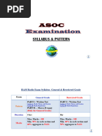 Full Syllabus Asoc Exam