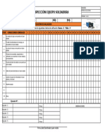 Inspección Equipo Soldadura