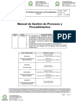MGPP Manual Gestion Procesos y Procedimientos v02 y anexoRRRR