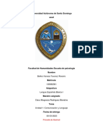 Tarea 2 Unidad 3 de Español 1 PDF