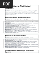 Introduction To Distributed Systems