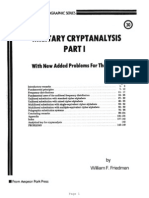 Friedman W.F. Military Crypt Analysis 1
