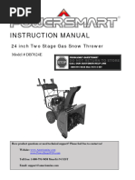 Instruction Manual: 24 Inch Two Stage Gas Snow Thrower