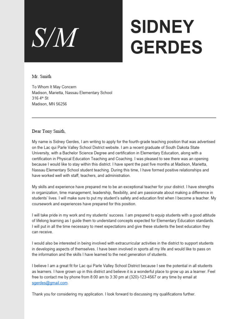final ece 441 updated cover letter 2024 PDF