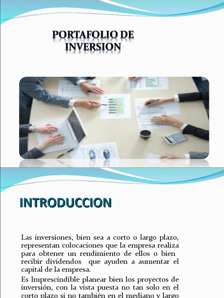 Guía de Inversiones Empresariales | PDF | Portafolio (Finanzas ...