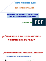 Economía de Perú y Las Finanzas en Actividades Empresariales