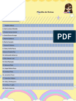 Planillas 3°B