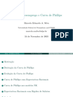 Infla C Ao, Desemprego e Curva de Phillips: Marcelo Eduardo A. Silva