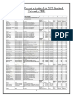 World Top 2 Percent Scientists List 2023 Stanford University PDF