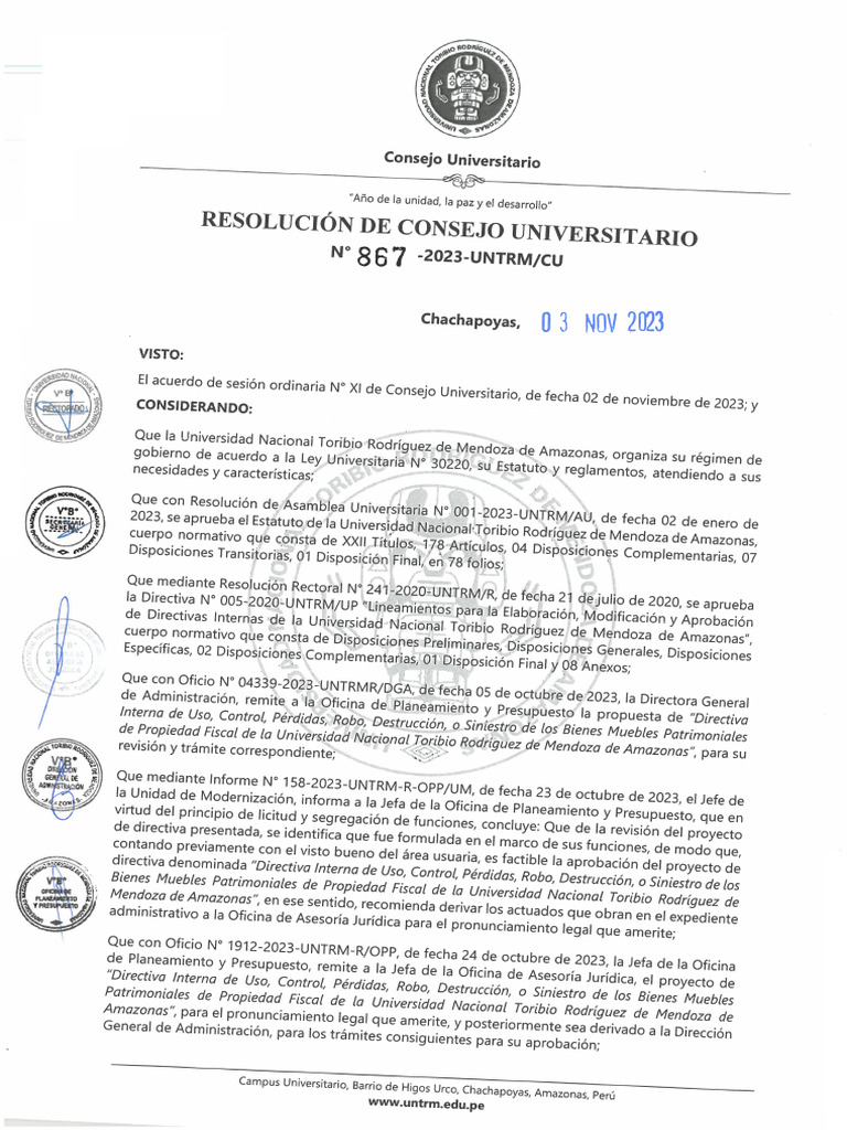 R.C.U N867-2023 | PDF