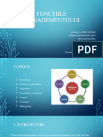 Tema 2 - Funcțiile Managementului