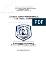 Acuerdos de Convivencia Escolar