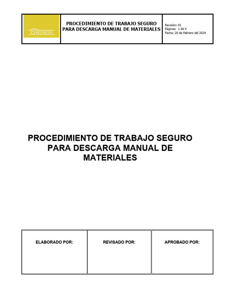 PTS Descarga Manual de Materiales | PDF | Negocios | Tecnología