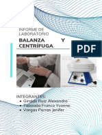 Informe Balanza Centrifuga