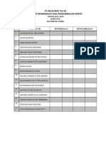 Daftar Penerimaan Rapot