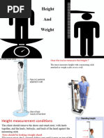 Height and Weight