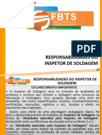 D Slides Inspetor de Soldagem - Responsabilidade Do Inspetor D